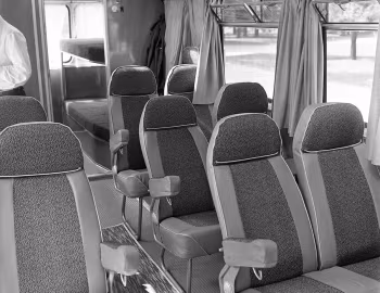 Интерьер Ikarus 180 Hotelbusz '1967