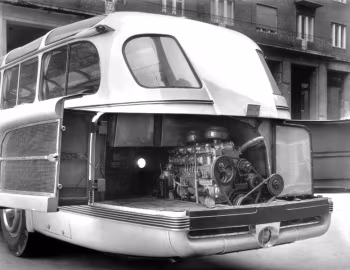 Под капотом Ikarus 55 '1953–54