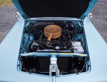 Under the hood 1961 Imperial Crown Convertible (RY1-M 925) '1960–61