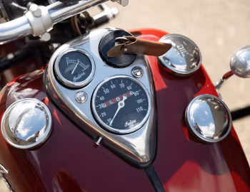 Tableau de bord 1947 Indian Chief with Sidecar