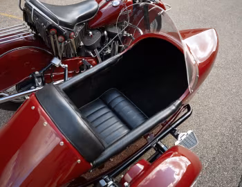 Intérieur 1947 Indian Chief with Sidecar