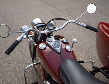 Panneau avant 1947 Indian Chief with Sidecar