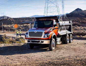 2019–н.в. International HV 6×4 with Ledwell dump body