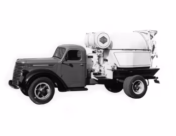 1937 International Harvester D-40 T. L. Smith transit concrete mixer