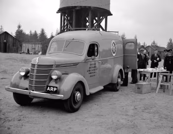 1938 International Harvester D-15 Panel Ambulance