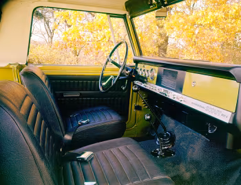 Interior 1969–70 International Harvester Scout 800A Traveltop