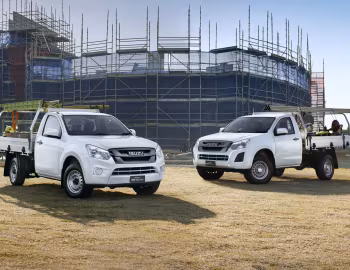Isuzu D-Max 4×2 Low Ride SX Single Cab Chassis, Isuzu D-Max High Ride SX Single Cab Chassis