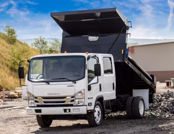 2017–21 Isuzu NPR-HD Gas Crew Cab Dump Truck [North America] '2016–21