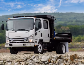 2017–21 Isuzu NPR-HD Gas Crew Cab Dump Truck [North America] '2016–21