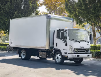 2021 Isuzu NPR-XD Diesel with Supreme dry freight body [North America] '2020–21