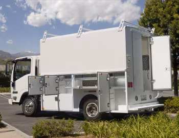 2011–14 Isuzu NPR Eco-Max Tool Pro Utility Body [North America] '2010–14