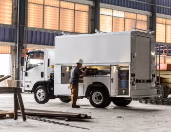2017–21 Isuzu NPR Gas Tool Pro Utility Body [North America] '2016–21