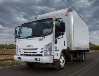 2015–21 Isuzu NPR-HD Diesel with Supreme dry freight body [North America] '2014–21