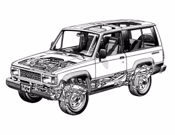 Isuzu Trooper 2-door '01.1987–91