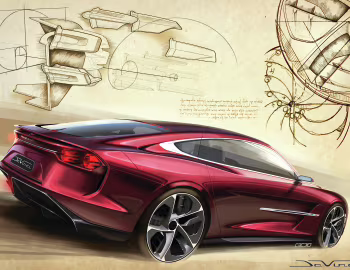 Эскиз Italdesign DaVinci '03.2019