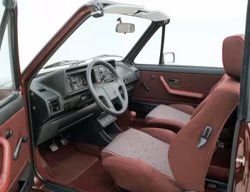 Interior Volkswagen Golf Cabriolet "Etienne Aigner" [Germany] (Typ 155) '01–12.1990