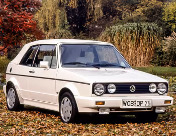 Volkswagen Golf Cabriolet "Quartett" [Germany] (Typ 155) '08.1987–08.1993