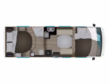 Інтер'єр 2022–23 Itineo MC740 "Spirit Edition" '2021–23