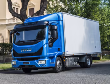 Iveco EuroCargo 75-210 with delivery body '2015–pr.