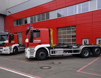 Iveco Stralis 350 E5 WLF mit Palfinger Kran '2012–pr.