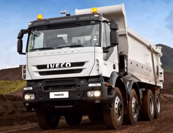 Iveco Trakker AD410T42 with Rossetti tipper body '2007–12
