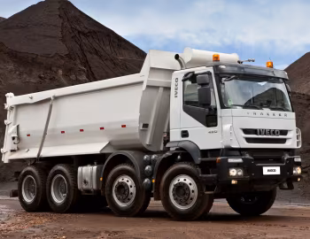 Iveco Trakker AD410T42 with Rossetti tipper body '2007–12