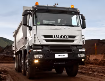 Iveco Trakker AD410T42 with Rossetti tipper body '2007–12