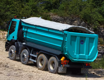 Iveco Trakker Hi-Land 500 rigid 8×4 with Gervasi tipper body '2013–pr.