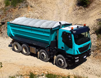 Iveco Trakker Hi-Land 500 rigid 8×4 with Gervasi tipper body '2013–pr.