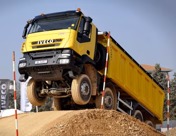 Iveco Trakker AD410T50W with Gervasi tipper body '2007–12