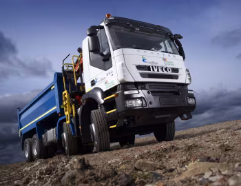 Iveco Trakker 360 8×4 with Thompsons tipper body [UK-spec] (AD410T36) '2007–12