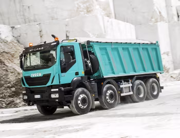 Iveco Trakker Hi-Land 500 rigid 8×4 with Cantoni & C S.p.A. tipper body '2013–pr.