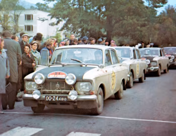 Москвич-412 в ралли "Тур Европы" '1971
