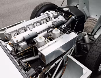 Bajo el capó Jaguar C-Type (#XKC 028) '1952