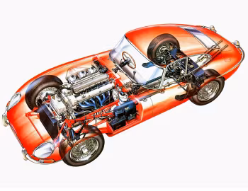 Jaguar E-Type 3.8-Litre Fixed Head Coupe [UK-spec] (XK-E) '1962–09.1964