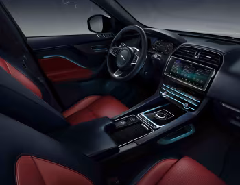 Interior Jaguar F-Pace "Chequered Flag" [Worldwide] '2019–20