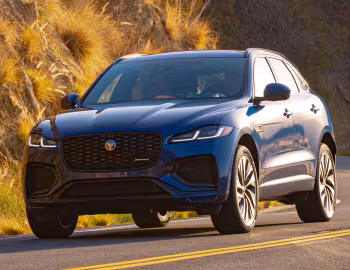 2021–pr. Jaguar F-Pace P400 AWD R-Dynamic [North America] '2021–pr.