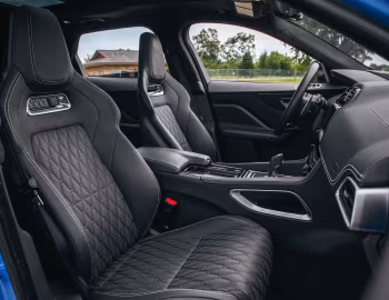 Interior 2019–21 Jaguar F-Pace SVR [North America] '2018–21