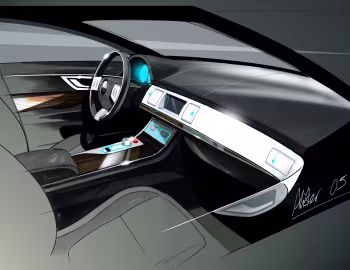 Boceto Jaguar XF '2008–11