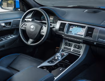 Interior 2014–15 Jaguar XFR-S [North America] '2013–15