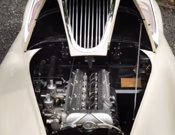 Bajo el capó Jaguar XK120 Alloy Roadster [UK-spec] '1948–50