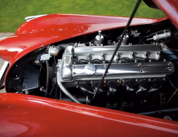 Bajo el capó Jaguar XK120 Alloy Roadster '1948–50