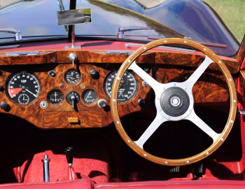 Panel frontal Jaguar XK140 Drophead Coupe [UK-spec] '1954–57