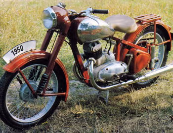 Jawa 250 Perak typ 11 '1946–54