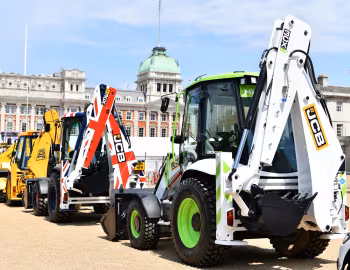 JCB 3CX Eco Sitemaster Union Jack Livery, JCB 3CX Eco Sitemaster Hydrogen