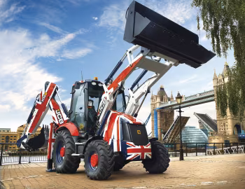 JCB 3CX Eco Sitemaster Union Jack Livery '2010