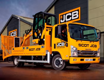 Isuzu Forward N75.190 rigid, JCB 8026 CTS