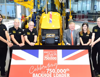 JCB 3CX "750000th", JCB World Headquarters, Anthony Paul Bamford