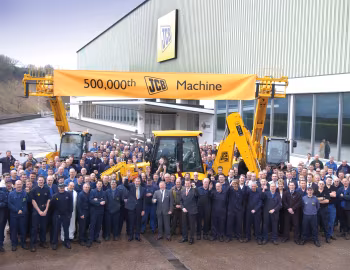 JCB World Headquarters, JCB 3CX Super "500000th", Anthony Paul Bamford