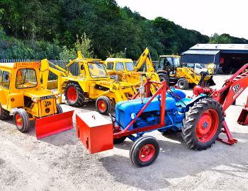 JCB 1, JCB 3, JCB Hydra-Digga Loadall 65, JCB Mark I, JCB 3CX "60th Anniversary"